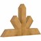 Ekena Millwork Saratoga Rough Sawn Timber Gable Bracket, Western Red Cedar, 48"W x 28"H x 4"D x 6"F, 14/12 Pitch GBW048X28X0406SAR00RWR - alternate 3